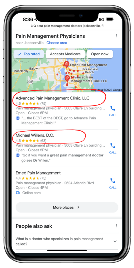 Advanced Pain Management Clinic Jacksonville, Florida 9046832596