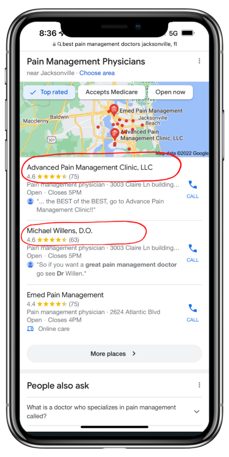 Advanced Pain Management Clinic Jacksonville, Florida 9046832596